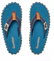Blue Gumbies unisex šlepetės per pirštą ISLANDER FLIP-FLOP TRICOLOR Mėlynas
