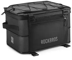 Rockbros A30 ROAD TO SKY sulankstomas dviračio krepšys bagažinei 15-30L - Juodas