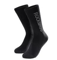 Rockbros 490067002 Šviesą atspindinčios dviratininko kojinės S - Juodas