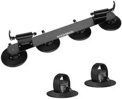 Rockbros XP1002 Stogo bagažinė su siurbtuku 2 dviračiams - Juodas