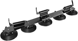 Rockbros XP1003 stogo bagažinė su siurbtuku 3 dviračiams - Juodas
