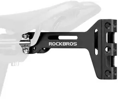 Rockbros 31210003001 Gertuvės laikiklio adapteris aliuminio balnui - Juodas