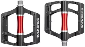 Rockbros 2020-12CBK platforminiai aliuminio dviračių pedalai - Juodas
