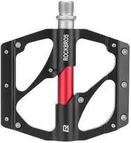 Rockbros 2020-12BBK platforminiai aliuminio dviračių pedalai - Juodas