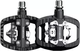 Rockbros PD303 pusiau užrakinami platforminiai dviračių pedalai - Juodas