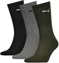 Kojinės Puma Crew 3 pary juoda, pilka, žalia 880355 28 (35-38)