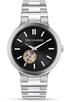 Laikrodis TRUSSARDI R2423164001. Automatyczny, Kolor juoda. Mężczyzna.