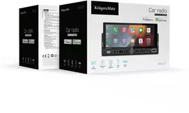 Automobilinis radijas - Kruger & Matz KM2017 1DIN CarPlay/Android Auto, 6,9 colio ekranas, Bluetooth 5.1