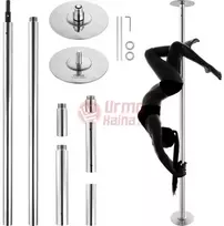 Reguliuojamas Pole dance stulpas VEVOR 282 cm sidabrinis