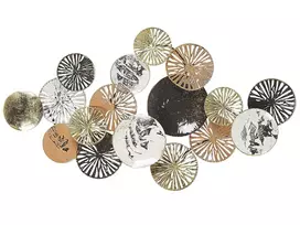 Sienų dekoracija OSMIUM metalinė 50 cm sidabrinė