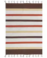 Kilimas HISARLI rudas 160 x 230 cm medvilninis