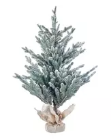 Apsnigta dirbtinė kalėdinė eglutė RINGROSE 90 cm Žalia