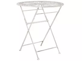 Bistro staliukas SCAFA 70 cm Metalinis Baltas
