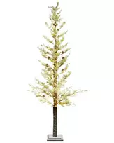 Sodo LED dekoracija GRENIVIK Eglutė 245 cm Balta