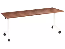 Sulankstomas rašomasis stalas CAVI, tamsiai rudas, 180 cm x 60 cm