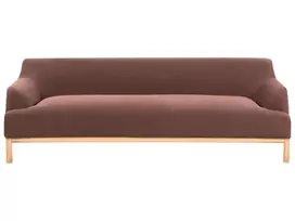 Trivietė sofa SOSJO burgundiškos spalvos