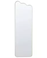 Sieninis veidrodis ABZAC 45 cm 145 cm metalinis, kreminės baltos spalvos