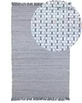 Kilimas BESNI pilkas 140 x 200 cm medvilninis