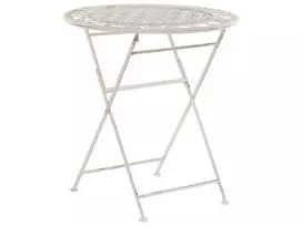Bistro staliukas TRIESTE 70 cm 70 cm metalinis šviesiai smėlinis