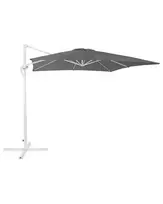 Pakabinamas sodo skėtis 250 cm MONZA tamsiai pilkas