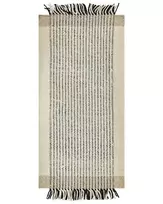 Kilimas DIVARLI smėlio spalvos 80 x 150 cm vilnonis