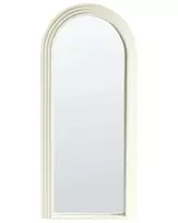 Sieninis veidrodis DIJON 80 cm 170 cm Medinis Kreminė balta