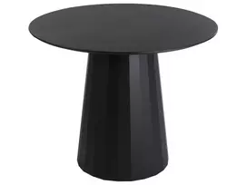 Valgomojo stalas PLATO juodas 100 cm metalinis
