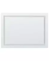 Vonios veidrodis su LED apšvietimu PRENOIS 80 x 60 cm, sidabrinis