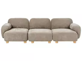 Trivietė modulinė sofa AMLI, smėlio spalvos