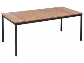 Sodo stalas VALLESE 180 cm 90 cm akacijos mediena rudas