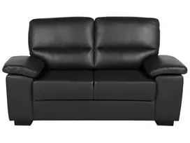 2 vietų sofa VOGAR dirbtinė oda, juoda