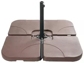 Skėčio pagrindas CARIA smėlio pilkumo spalvos kvadratinis 9 kg