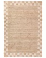Kilimas BEED šviesiai smėlio spalvos 160 x 230 cm džiutas