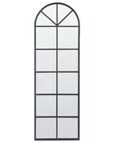 Sieninis veidrodis BROUAGE 40 cm 120 cm metalinis juodas
