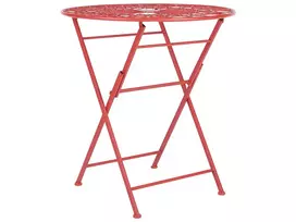 Bistro staliukas SCARIO 70 cm Metalinis Raudonas