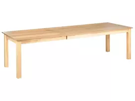 Išskleidžiamas valgomojo stalas MADURA šviesaus uosio spalvos 180/280 cm 100 cm