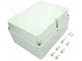 Enclosure: multipurpose | X: 240mm | Y: 310mm | Z: 160mm | grey | IP55