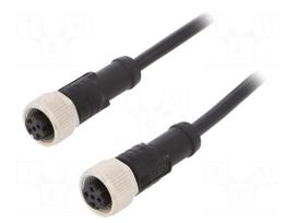 Cable: for sensors/automation | PIN: 4 | M12-M12 | D code-Ethernet