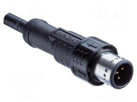 Connector: M12 | plug | male | MPronto-12 | PIN: 8 | straight | 2A | 30V