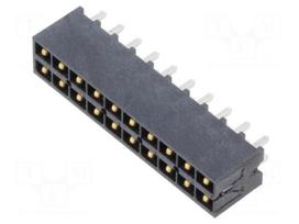 Connector: PCB-cable/PCB | socket | male | PIN: 20 | THT | miniMATE | 5.9A