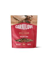 CARNILOVE Dog Crunchy Snack Wild Boar 200g traškūs skanėstai su šernu suaugusiems šunims