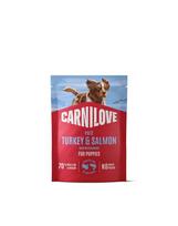 CARNILOVE Dog Pouch Turkey and Salmon Puppies 300g šlapias maistas kalakutiena ir lašiša šuniukams