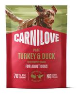 CARNILOVE Dog Pouch Turkey and Duck 300g šlapias maistas su kalakutiena ir antis suaugusiems šunims