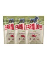 CARNILOVE True Fresh Dog Duck Junior Large 3x1,5 kg sausa maistas su šviežia antis didelių veislių jauniems šunims