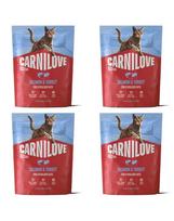 CARNILOVE Active Cat Salmon and Turkey Sterilised 4x400 g lašiša ir kalakutas, sterilizuotiems katėms
