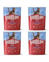 CARNILOVE Active Cat Salmon and Turkey Adult 4x400 g lašiša ir kalakutas, visiems suaugusiems katėms