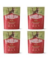CARNILOVE Active Cat Duck and Pheasant Sterilised 4x400 g antis, ir fazanas, sausa maistas sterilizuotiems katėms
