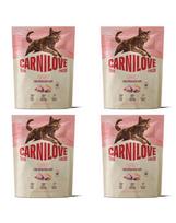 CARNILOVE True Fresh Cat Turkey Sterilised 4x400 g kalakutiena, skirtas sterilizuotiems katėms