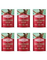 CARNILOVE Dog Pouch Turkey and Pheasant 6x300g šlapias maistas su kalakutiena ir fazanu suaugusiems šunims