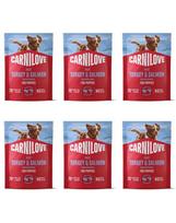 CARNILOVE Dog Pouch Turkey and Salmon Puppies 6x300g šlapimo maistas šunims su kalakutiena ir lašiša šuniukams